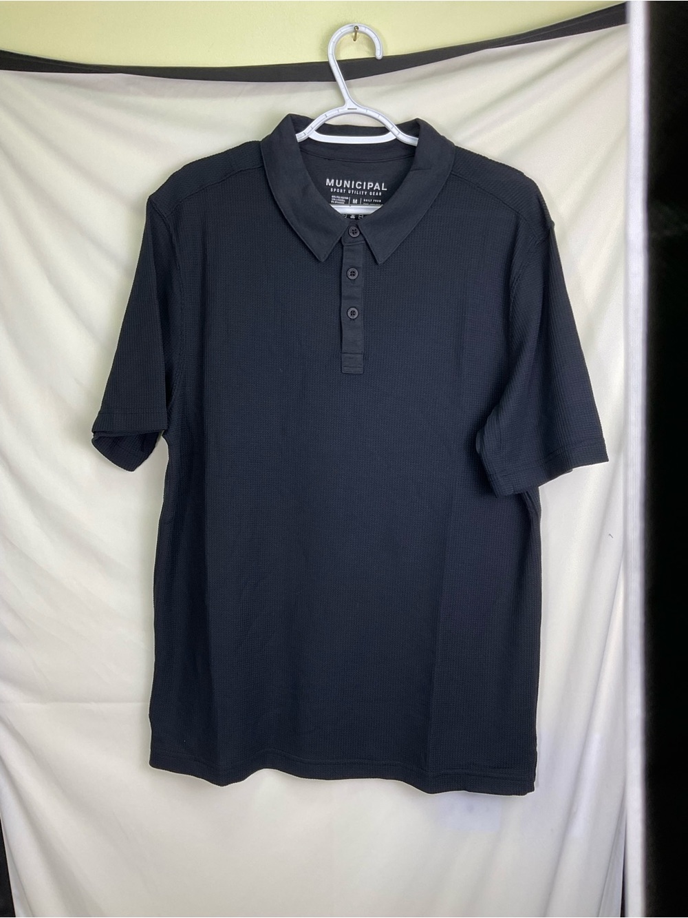 Men's MUNICIPAL Gig Polo -Black
